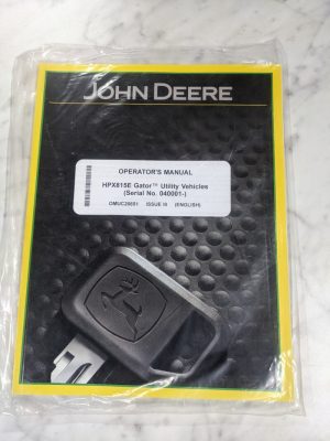 John Deere Operator Service Manual Gator Utility Vehicle Utv Hpx815E Omuc26651