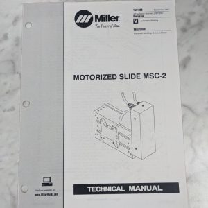Miller Welder Techinical Service Manual Parts List Slide Msc-2 Tm-1096 1997
