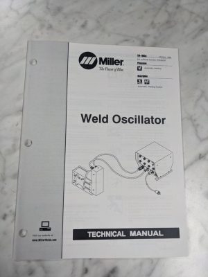 Miller Welder Techinical Service Manual Parts List Weld Oscillator Tm-1085A 1998