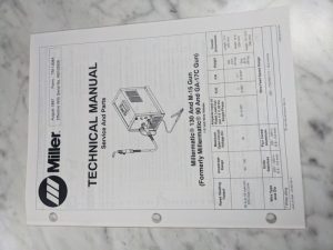 Miller Welder Techinical Service Manual Parts List Millermatic 130 Tm-1309A 1997