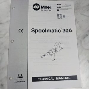 Miller Welder Techinical Service Manual Parts List Spoolmatic 30A Tm-1213B 1997