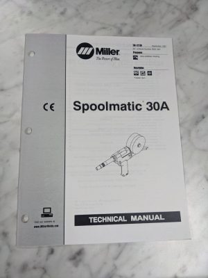 Miller Welder Techinical Service Manual Parts List Spoolmatic 30A Tm-1213B 1997