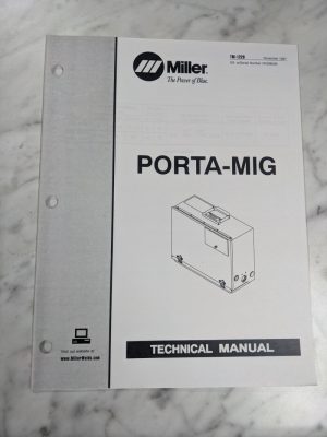 Miller Welder Techinical Service Manual Parts List Book Porta-Mig Tm-1220 1997