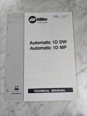 Miller Welder Techinical Service Manual Parts Automatic 1D Dw Mp Tm-1536 1997