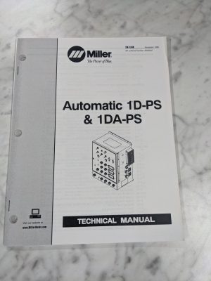 Miller Welder Techinical Service Manual Parts Automatic 1D-Ps 1Da Tm-1548 1996
