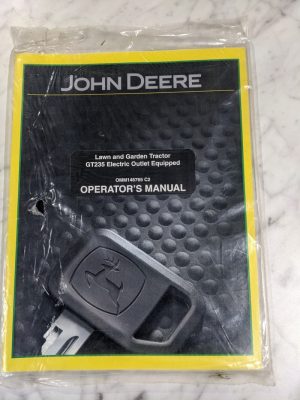 John Deere Operator Service Manual Gt235 Lawn Garden Tractor Omm146765 C2