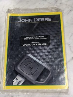 John Deere Operator Service Manual Gt235 Lawn Garden Tractor Omm146765 Elec