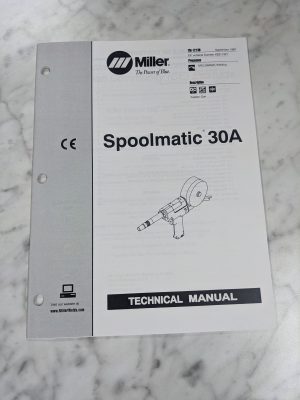 Miller Welder Techinical Manual Service Parts Spoolmatic 30A Tm-1213B 1997