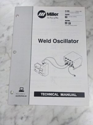 Miller Welder Techinical Manual Service Parts List Weld Oscillator Tm-1085A 1998