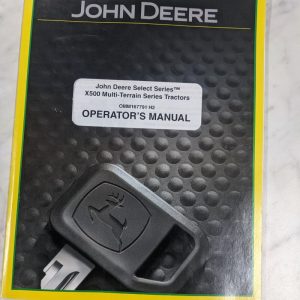 John Deere Operator Service Manual Select Series Tractor X500 Omm167791 H2