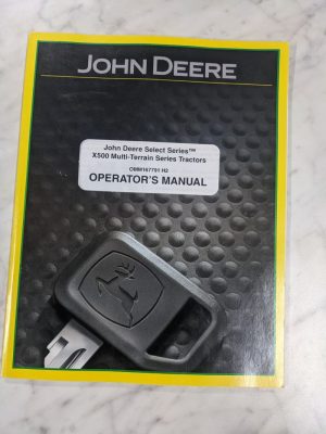 John Deere Operator Service Manual Select Series Tractor X500 Omm167791 H2