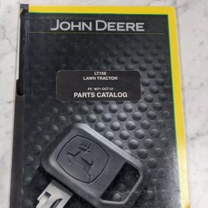 John Deere Service Parts List Book Manual Catalog Lt150 Lawn Tractor Pc 9071