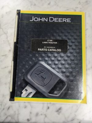 John Deere Service Parts List Book Manual Catalog Lt180 Lawn Tractor Pc 9152