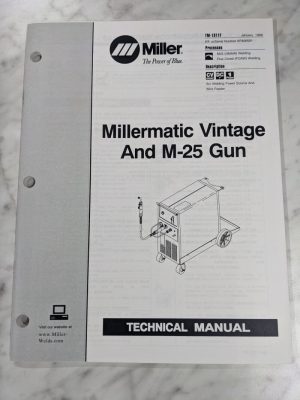Miller Welder Techinical Manual Service Parts Book Millermatic Vintage Tm-1311F