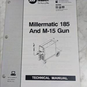 Miller Welder Techinical Manual Service Parts Book Millermatic 185 Tm-1313D 1999