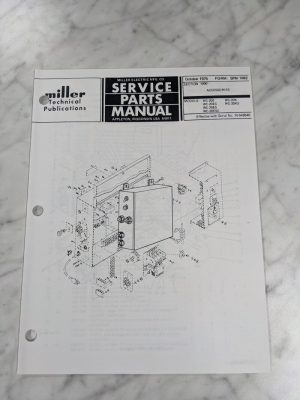 Miller Welder Service Parts Manual List Catalog Wc-20Ec Esc Ks Spm-1082 1975