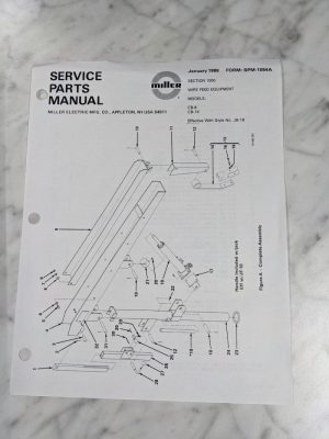 Miller Welder Service Parts Manual List Catalog Cb-8 Cb-14 Spm-1094A 1986