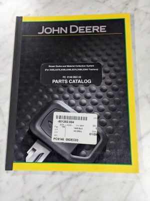 John Deere Service Parts List Manual Catalog Mower Deck Mcs X465-X595 Pc9146