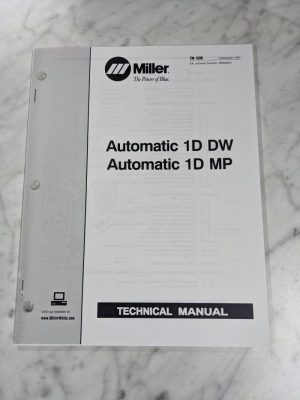 Miller Welder Service Technical Manual Parts Automatic 1D Dw Mp Tm-1536 1997