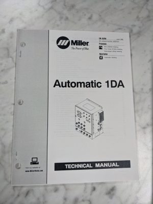 Miller Welder Service Technical Manual Parts List Automatic 1Da Tm-1578A 1998