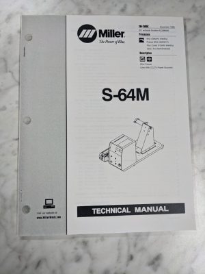 Miller Welder Service Technical Manual Parts List Book S-64M Tm-1585C 1998