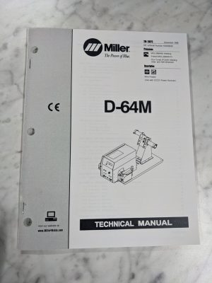 Miller Welder Service Technical Manual Parts List Book D-64M Tm-1587C 1998