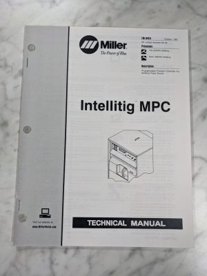 Miller Weder Service Technical Manual Parts List Intellitig Mpc Tm-842A 1997