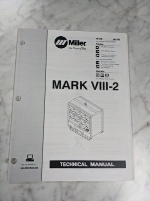 Miller Weder Service Technical Manual Parts List Mark Viii-2 Tm-218B 1999
