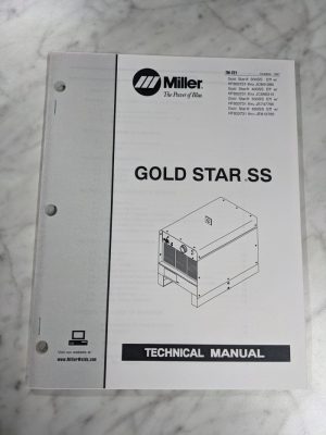 Miller Weder Service Technical Manual Parts List Gold Star Ss Tm-221 1997