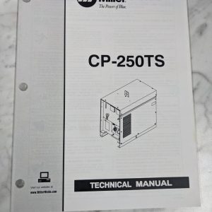 Miller Weder Service Technical Manual Parts List Book Cp-250Ts Tm-249A 1997