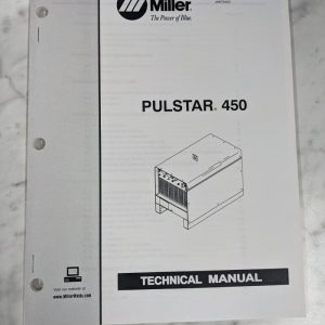 Miller Weder Service Technical Manual Parts List Pulstar 450 Tm-274 1997 Book