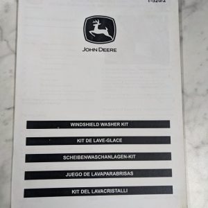 John Deere Operator Installation Instruction Manual Windshield Washer Kit T-520