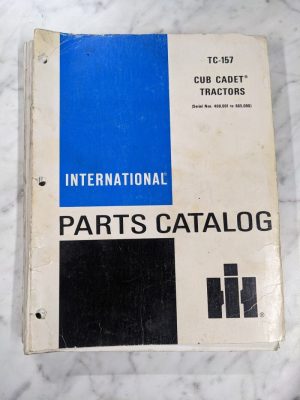 International Harvester Cub Cadet Tractor Tc-157 Parts List Manual Catalog 1981