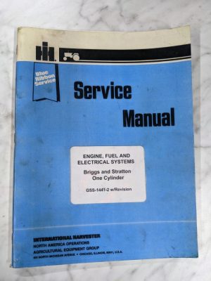 International Service Manual Briggs Engine Fuel Electrical Systems Gss-1441-2
