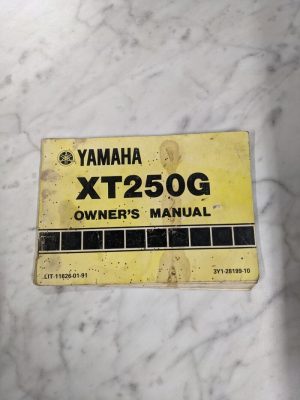 Yamaha Operator Owner Manual Xt250G 3Y1-28199-10 Motorcycle 1979