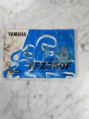 Yamaha Operator Owner Manual Yfz350F 3Gg-28199-18 Quad Atv 1993