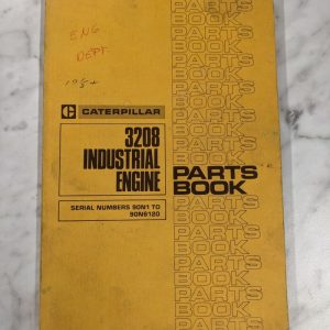 Caterpillar Parts List Book Manual Catalog 3208 Industrial Engine 90N1-6120 1977