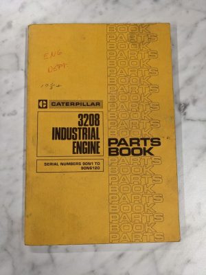 Caterpillar Parts List Book Manual Catalog 3208 Industrial Engine 90N1-6120 1977
