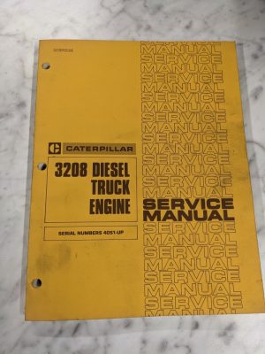 Caterpillar 3408 Diesel Truck Engine Service Repair Manual Sebr0506 40S1-Up