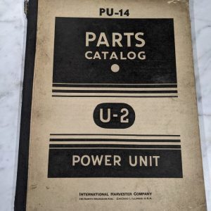 International Harvester Parts List Book Manual Catalog Pu-14 Power Unit U-2 1945