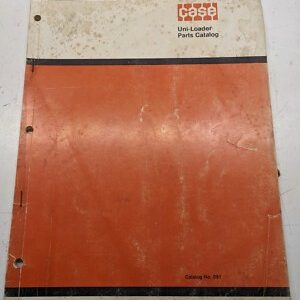 Case Parts Book Catalog Model 1500 Uni-Loader A891 Skid Steer 1970 List