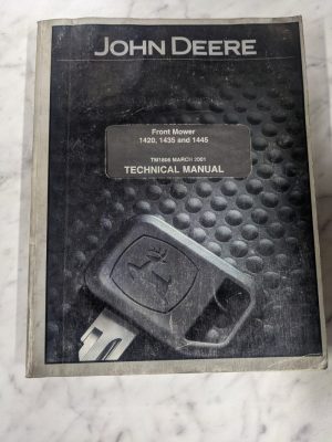 John Deere Technical Service Manual 1420 1435 1445 Front Mower Tm1806 2001 Jd