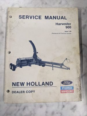 Ford New Holland Dealer Service Repair Manual Harvester 900 1-89 1989