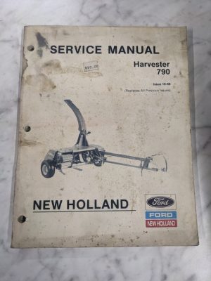 Ford New Holland Dealer Service Repair Manual Harvester 790 10-88 1988