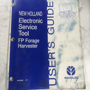 New Holland Electronic Service Tool Manual 87033669 Fp Forage Harvester 2003