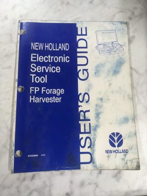 New Holland Electronic Service Tool Manual 87033669 Fp Forage Harvester 2003