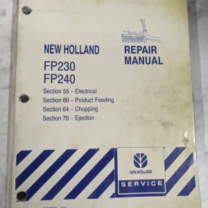 New Holland Service Repair Manual Forage Harvester Fp230 Fp240 86900644 2002