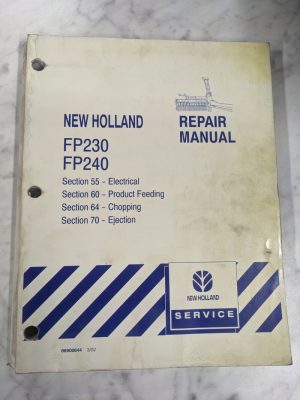 New Holland Service Repair Manual Forage Harvester Fp230 Fp240 86900644 2002