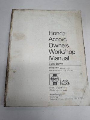 No Cover ~ Haynes Honda Accord 1984 1985 Repair Manual Owner'S Workshop Service