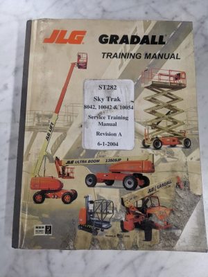 Jlg Gradall Service Repair Training Manual 8042 10042 10054 2004 Arial Sky Trak